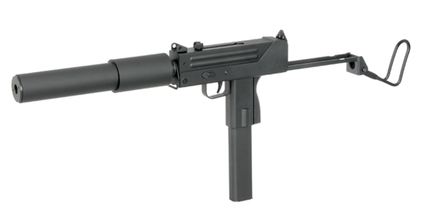 JG MAC-10 Airsoft SMG Replica 0.84J Suppressor & Metal Gearbox Set